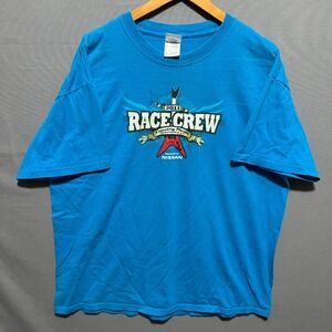 Fruit of the Loom Mens XL 2011 Country Music Marathon Race Crew Blue T-Shirt